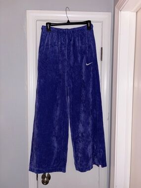 Nike Royal Purple Corduroy Wide-Leg Pants